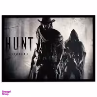 تابلو نوری بکلیت مدل طرح بازی گیم نت Hunt Showdown مدل چراغدار B-s1418