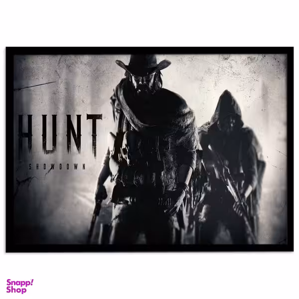 تابلو نوری بکلیت مدل طرح بازی گیم نت Hunt Showdown مدل چراغدار B-s1418
