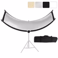 رفلکتور عکاسی خمیده 4 کاره (یو شکل) وسکات 180* 60 مدل U-Shape Curved Light Reflector