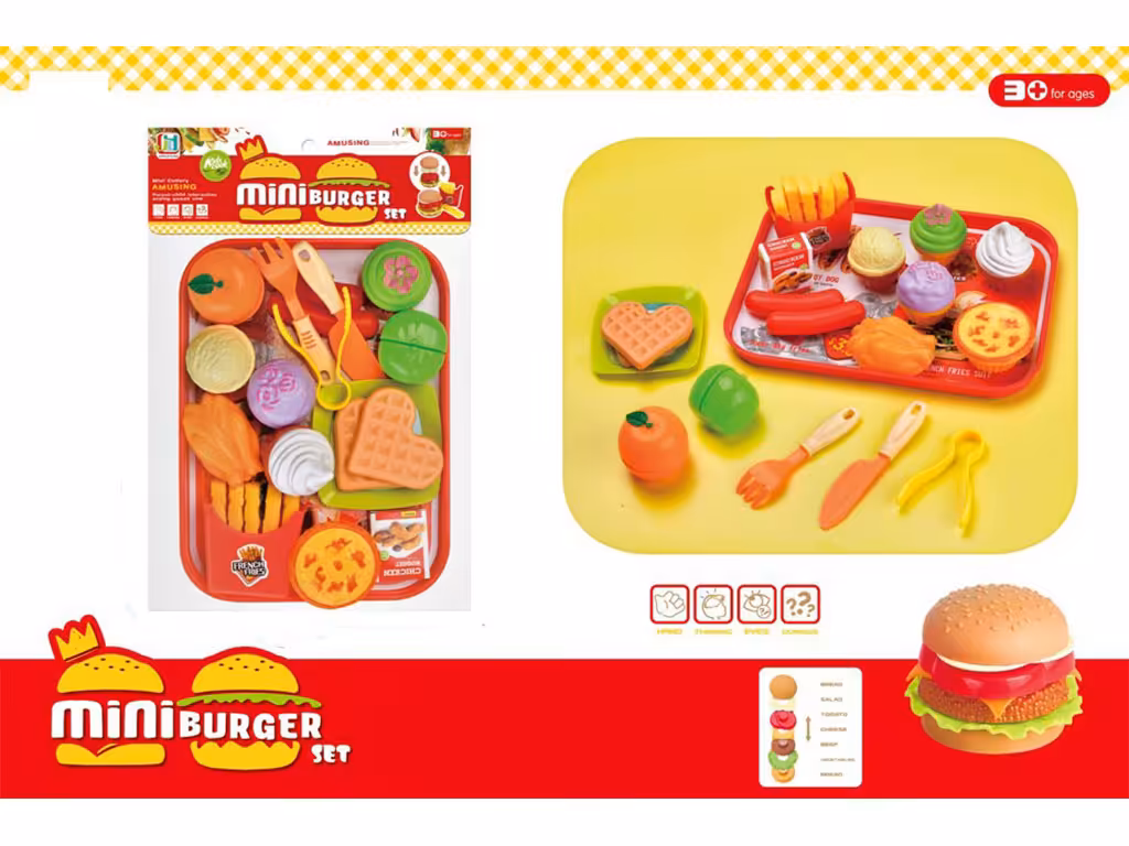 ست فست فود و خوراکی های مختلف اسباب بازی