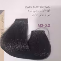 رنگ مو آلبورا سری زیتونی شماره m2 رنگ قهوه ای زیتونی تیره حجم 100 میلی لیتر 