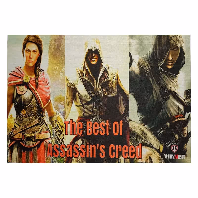 پد ماوس گیمینگ وینر Winner 24*33 طرح Assassins کد 500