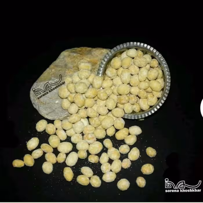 بادام زمینی روکشدار با طعم پنیری در بسته بندی 450 گرمی