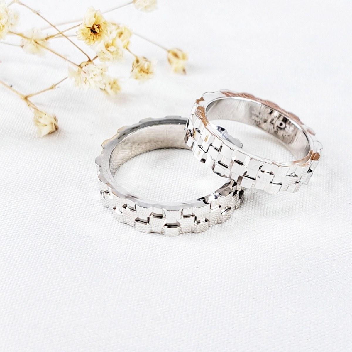 حلقه ست طرح رولکس با عیار925 کد 10643