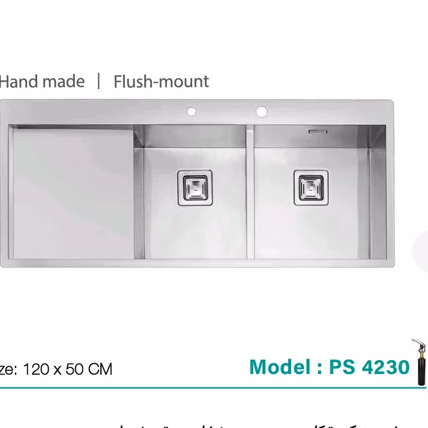 سینک 4230 زیر سطحی کورینی پرنیان استیل