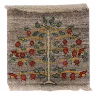 گبه دستبافت طرح مربعی کد 4010918