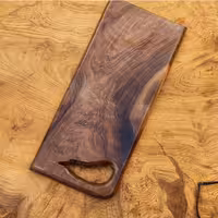 تخته سرو و تخته گوشت گردو با ابعاد 54در 22سانت با روکش پلی استر براق 