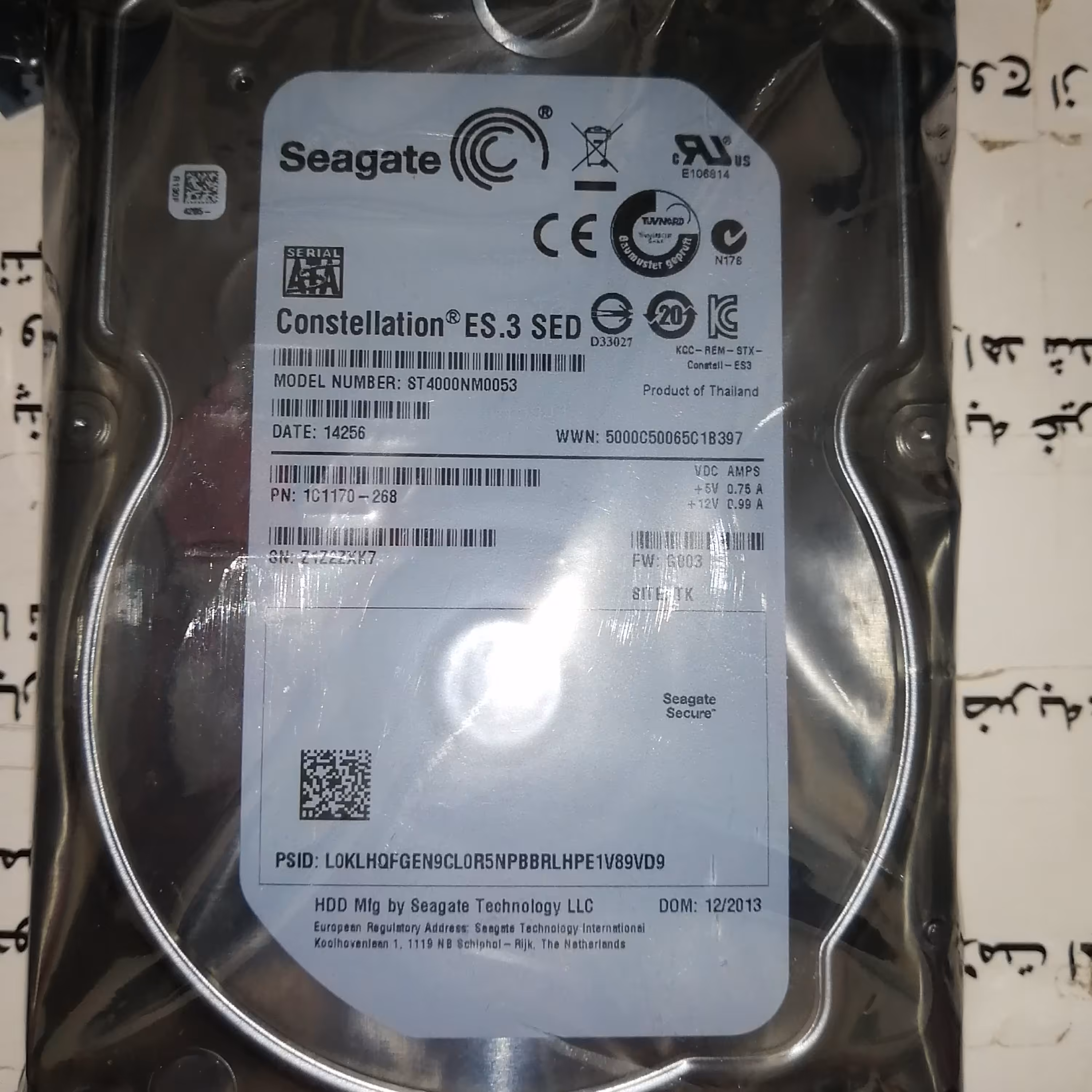 هارد 4 ترابایت اینترنال برند سیگیت پلمپ با سلامت %100