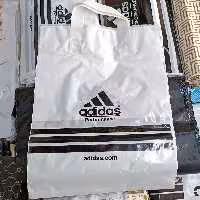 نایلکس چاپی طرح آدیداس سایز 30 در45 مناسب  کفش و کتانی  بسته 25 کیلویی