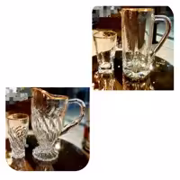 پارچ و لیوان لبه طلایی هلندی 