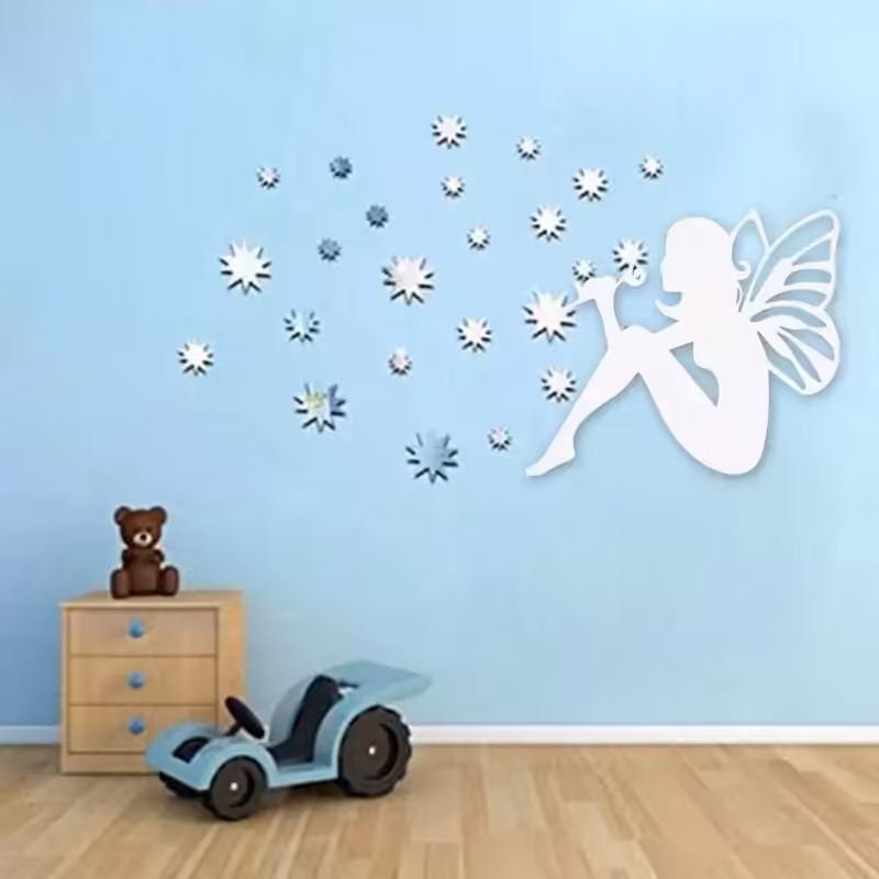 آینه ی دکوراتیو تیناری مدل فرشته ی آرزوها