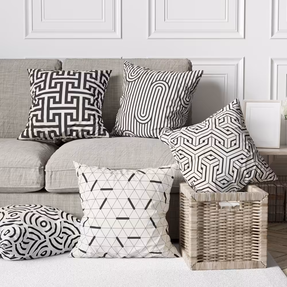 ست کوسن 5 تکه مخمل کد       22