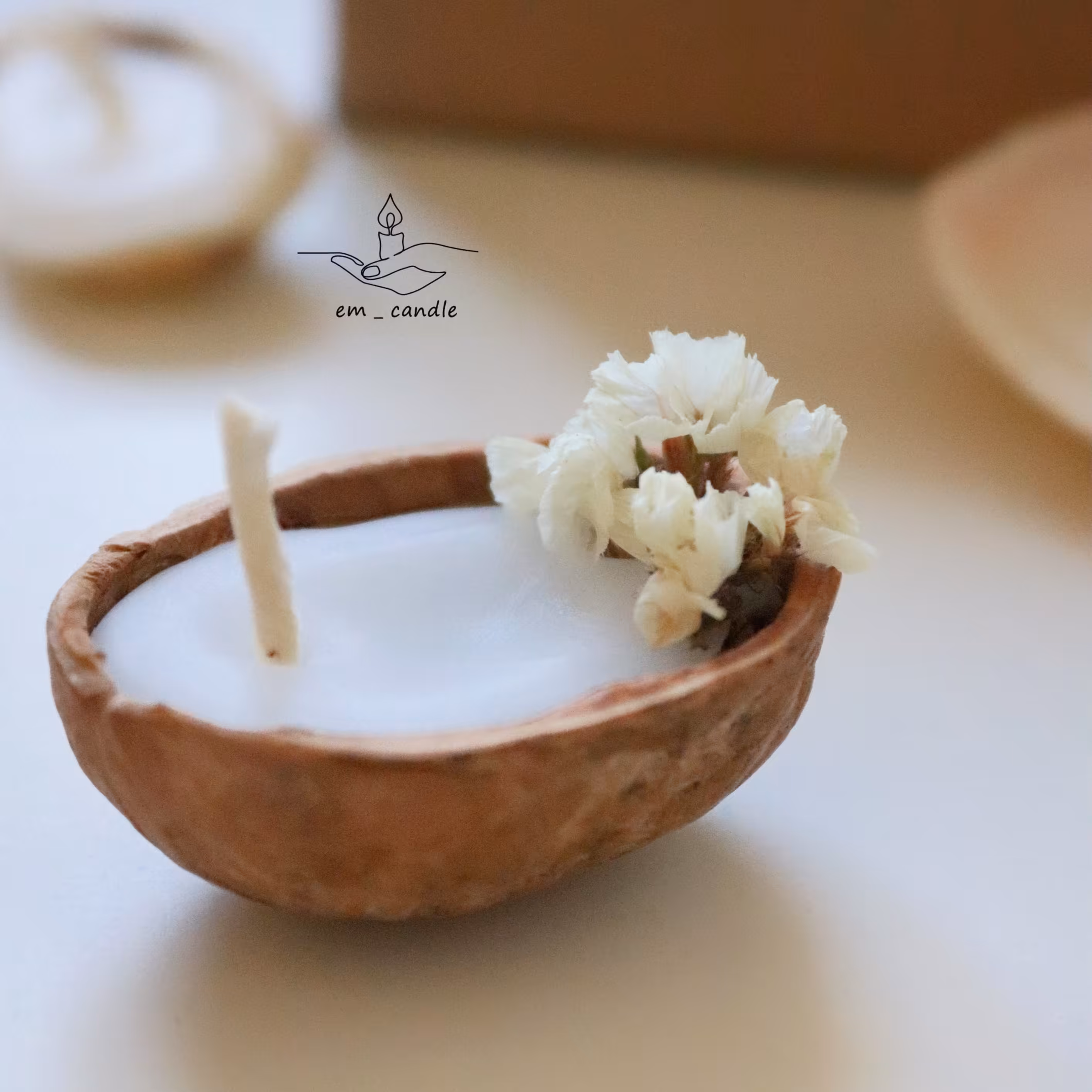 شمع گردو (همراه با هدیه)