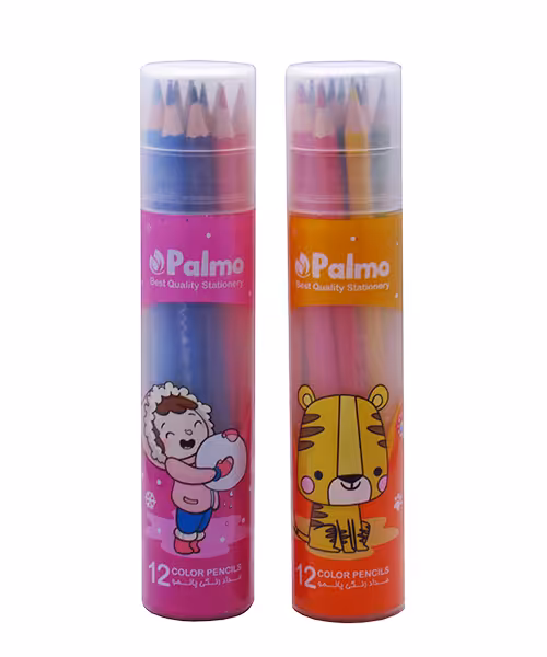 مدادرنگی  لوله ای  پالمو 12 رنگ
