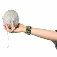 دستبند فرش دستباف مدل خورشید