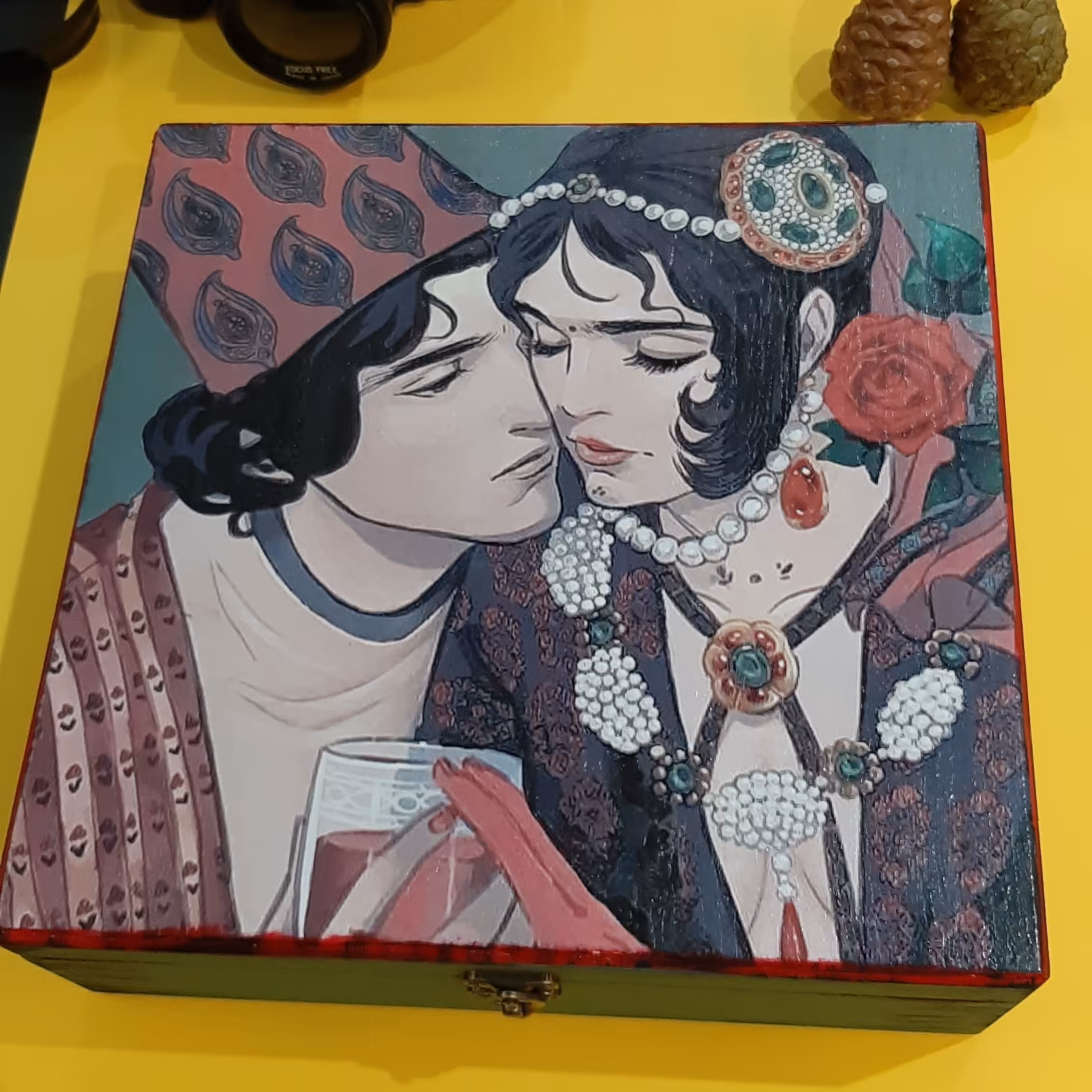 جعبه 25 سانتی چوبی 