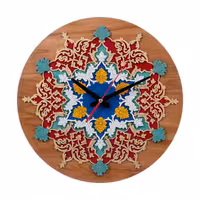 ساعت دیواری چوبی مدل کیتا کلاسیک کد CK 610-L - (قطر 35 cm)