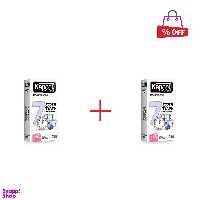 کاندوم کاپوت (Kapoot) مدل 7Cool Time Passion Berry بسته 12 عددی مجموعه 2 عددی