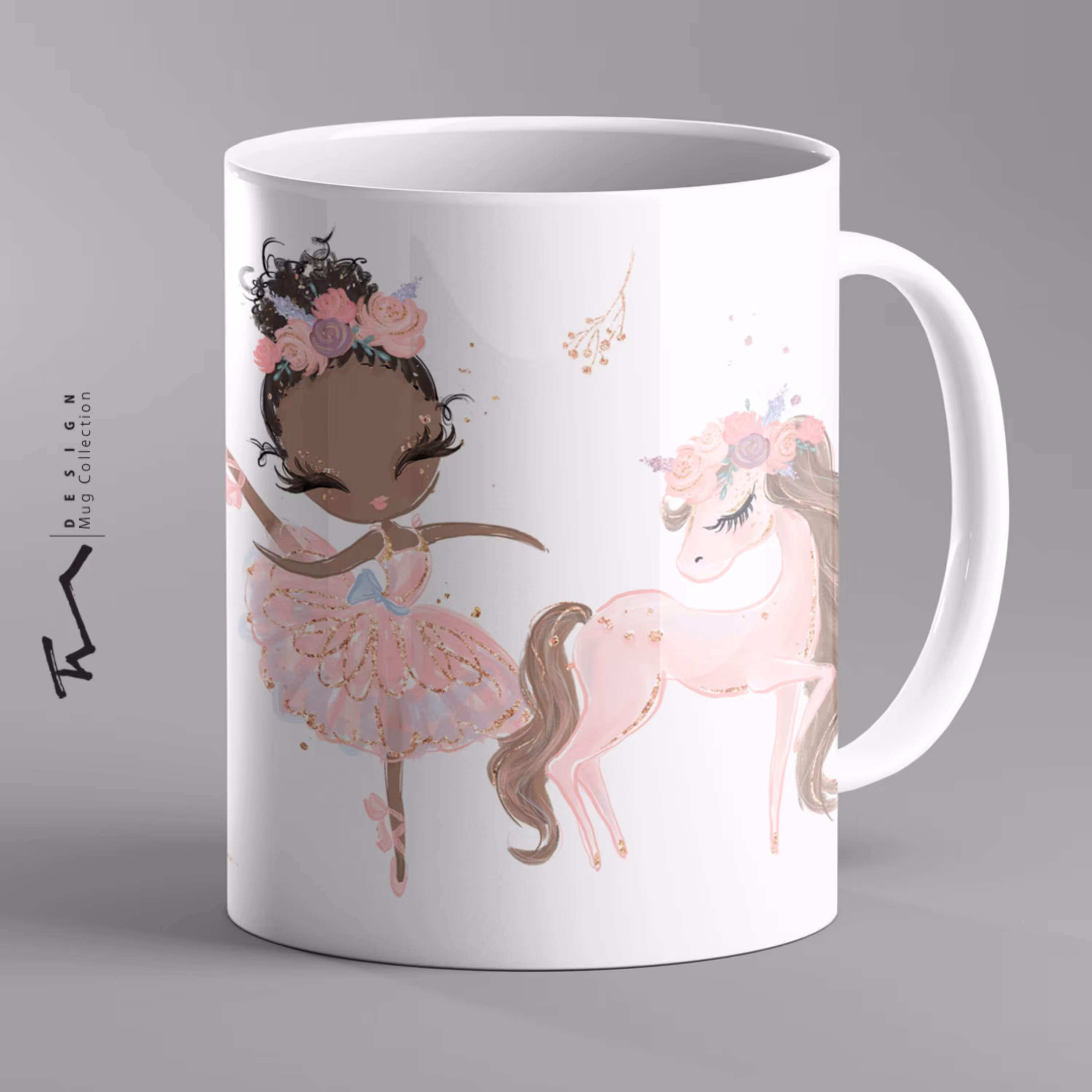 ماگ سرامیکی طرح بالرین 1 - چاپ سابلیمیشن - کیفیت چاپ و بسته بندی عالی