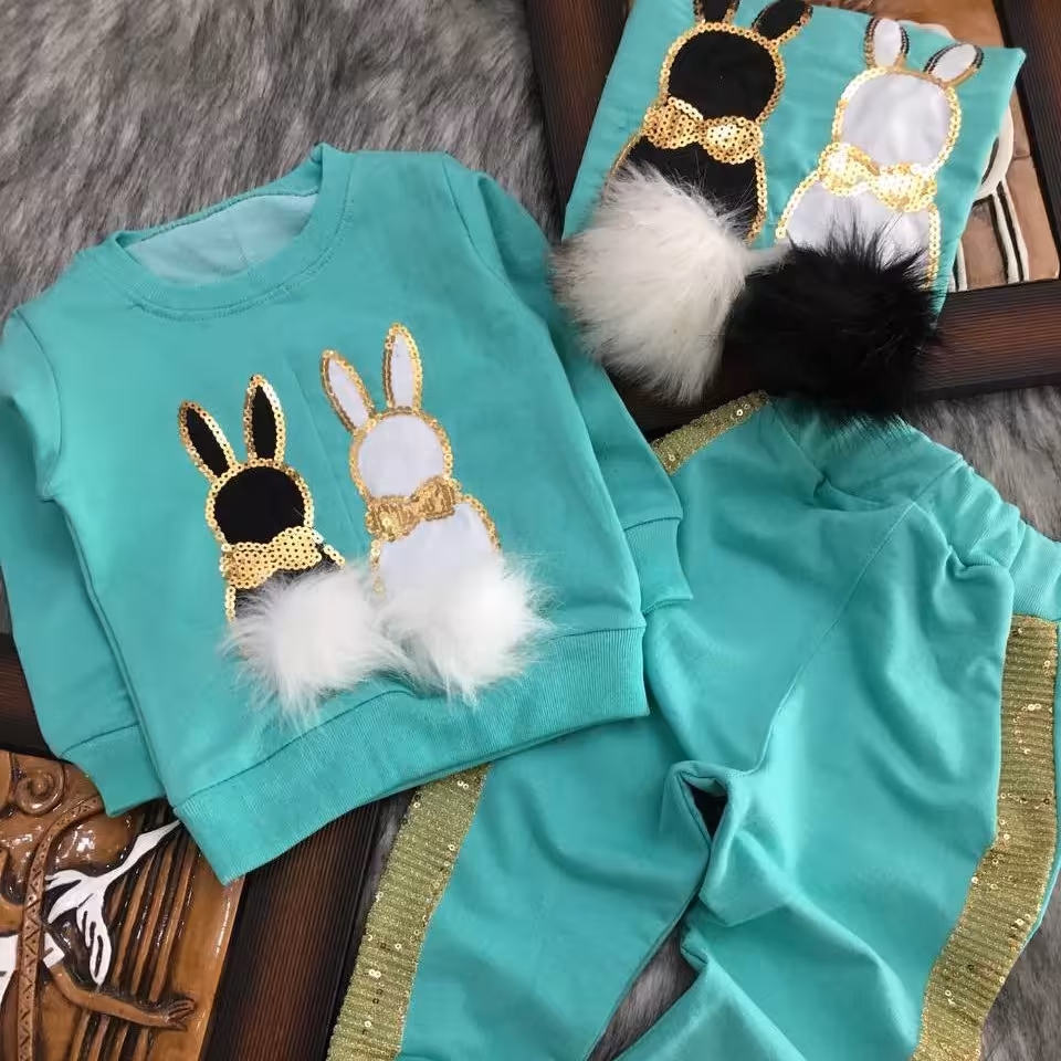 بلوز شلوار دخترانه خرگوش دم دار     اتمام موجودی