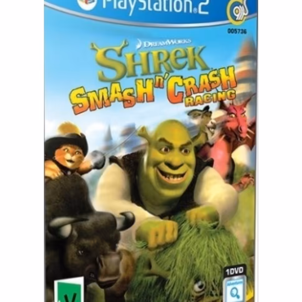 بازی SHReK شرک برای پلی استیشن ps2. 