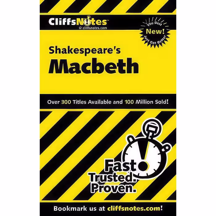 کتاب زبان اصلی CliffsNotes on Shakespeares Macbeth اثر Alex Went