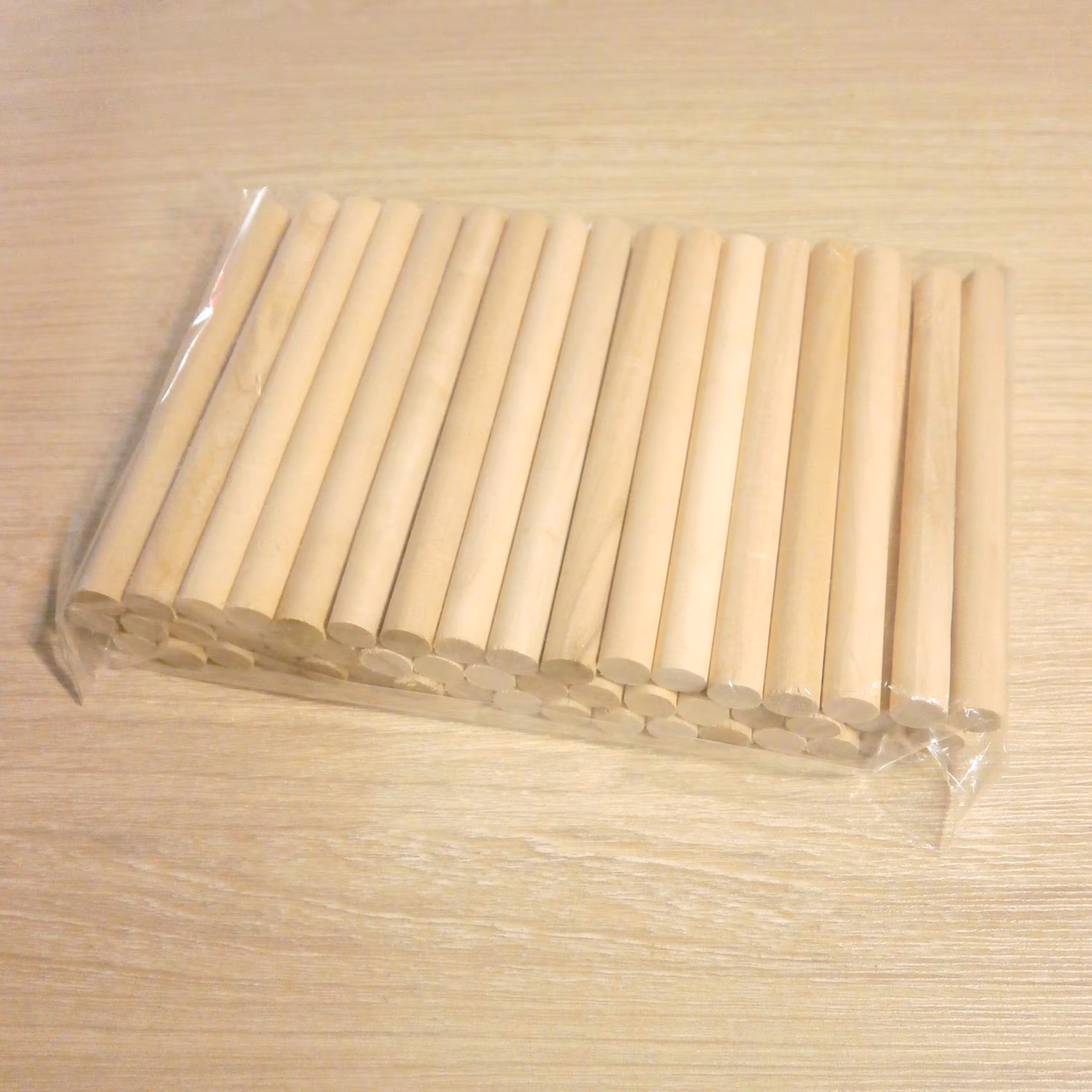 چوب گرد صنوبر 9 میل طول 10 سانت بسته 18 تایی