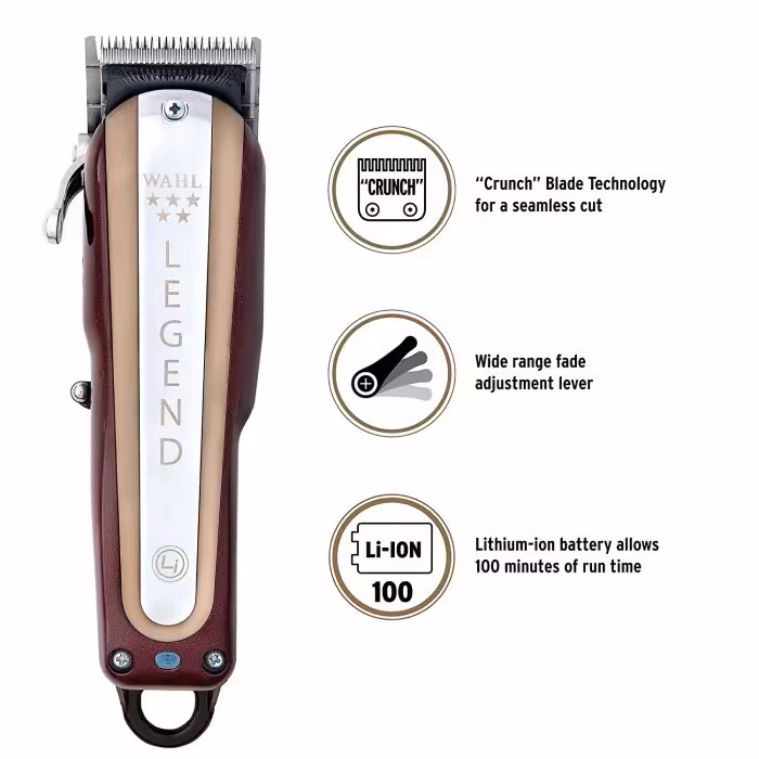 ماشین اصلاح سر و صورت وال مدل لجند شارژی بی سیم 