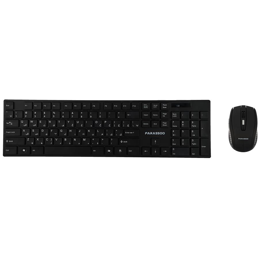کیبورد و ماوس بیسیم فراسو مدل FCM-2424RF