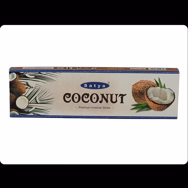 عود نارگیل دست ساز 50 گرمی برند satya هندی