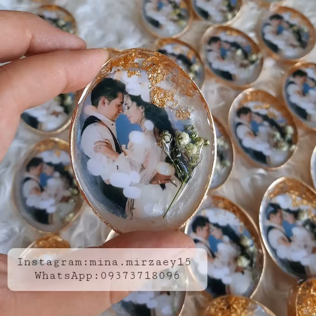 گیفت عروسی با عکس شخصی عروس و داماد