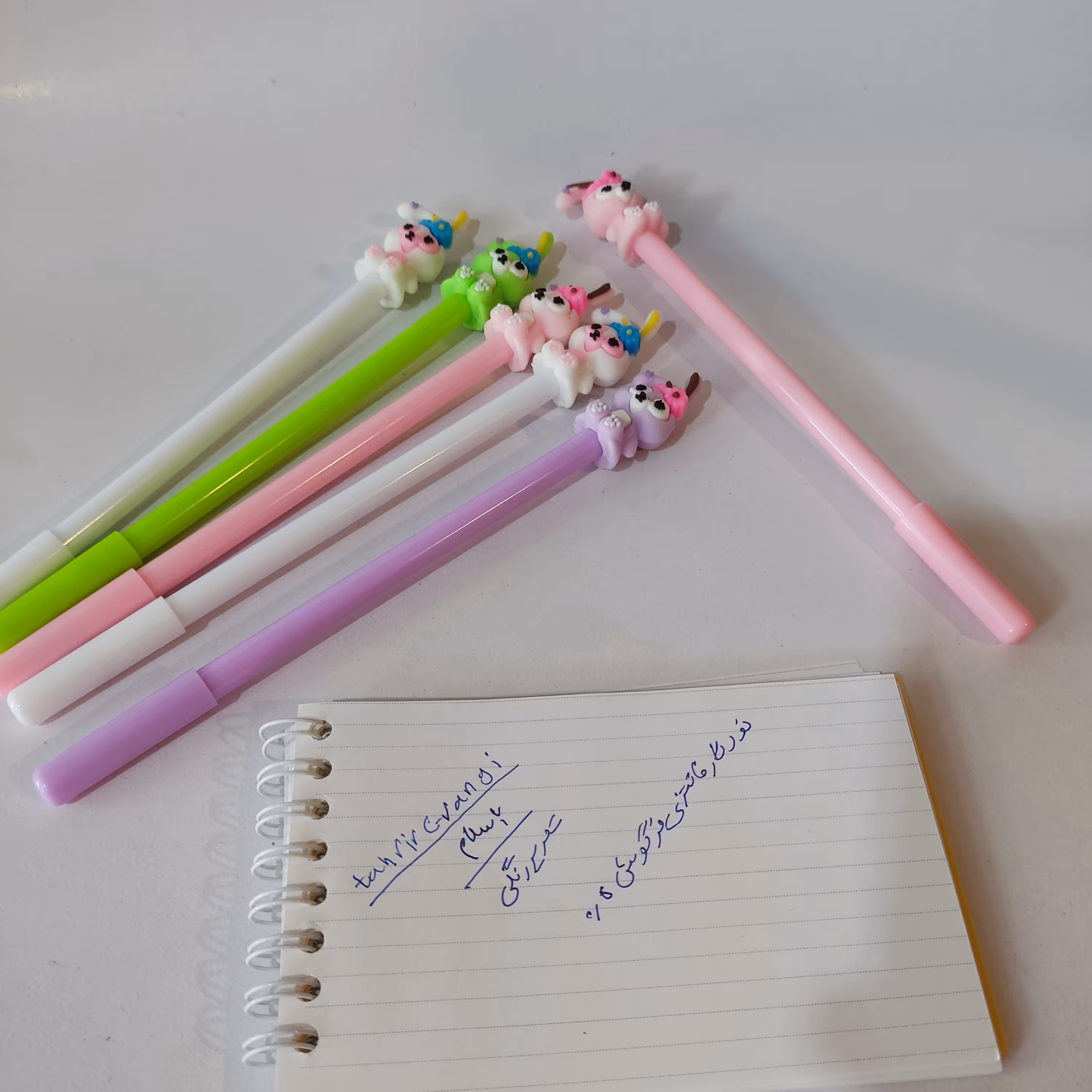 خودکار فانتزی خرگوش سر سیلیکونی(مناسب برای جوایز مدرسه)