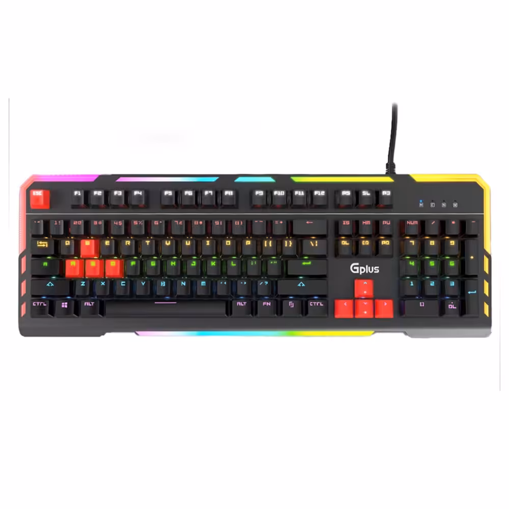 کیبورد گیمینگ جی پلاس مدل GMK-K560W