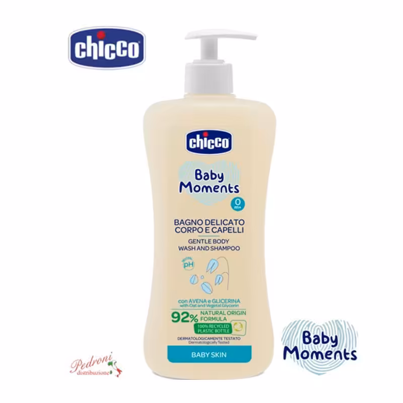 شامپو سر و بدن کودک 500 میل چیکو Chicco