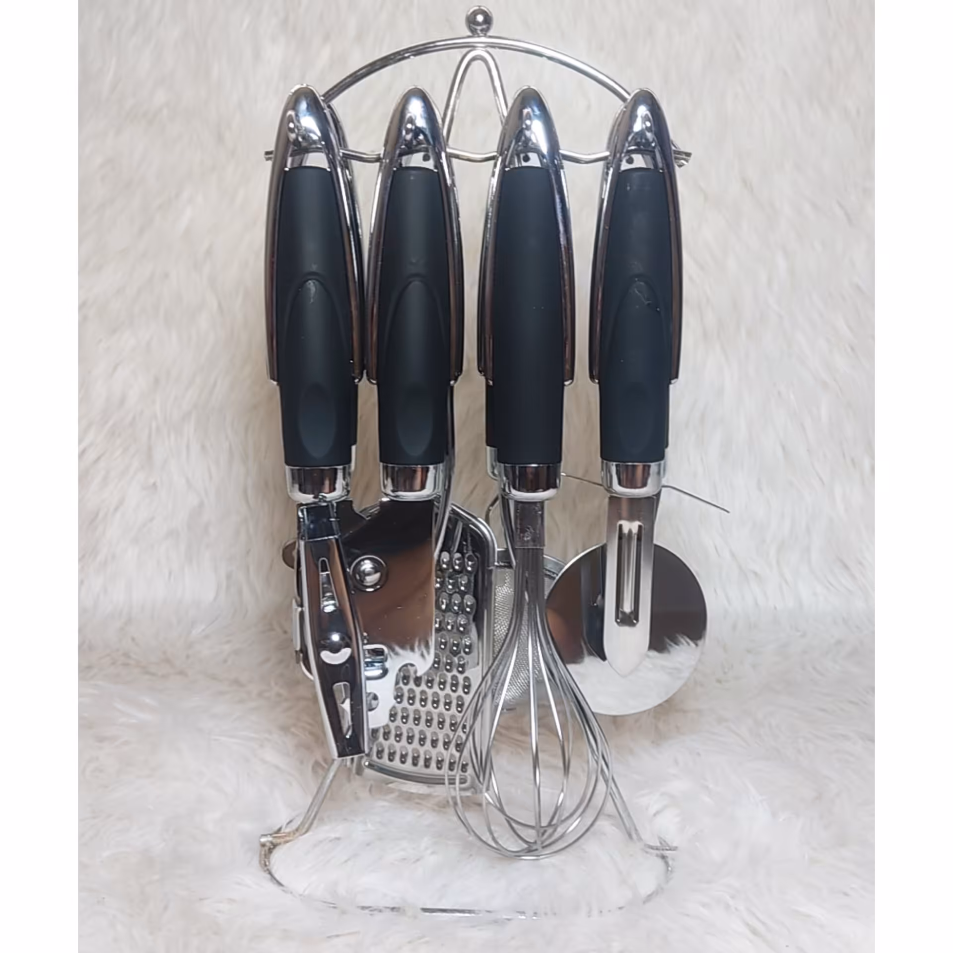 سرویس ابزار آشپزخانه 8 پارچه در چهار رنگ مختلف 