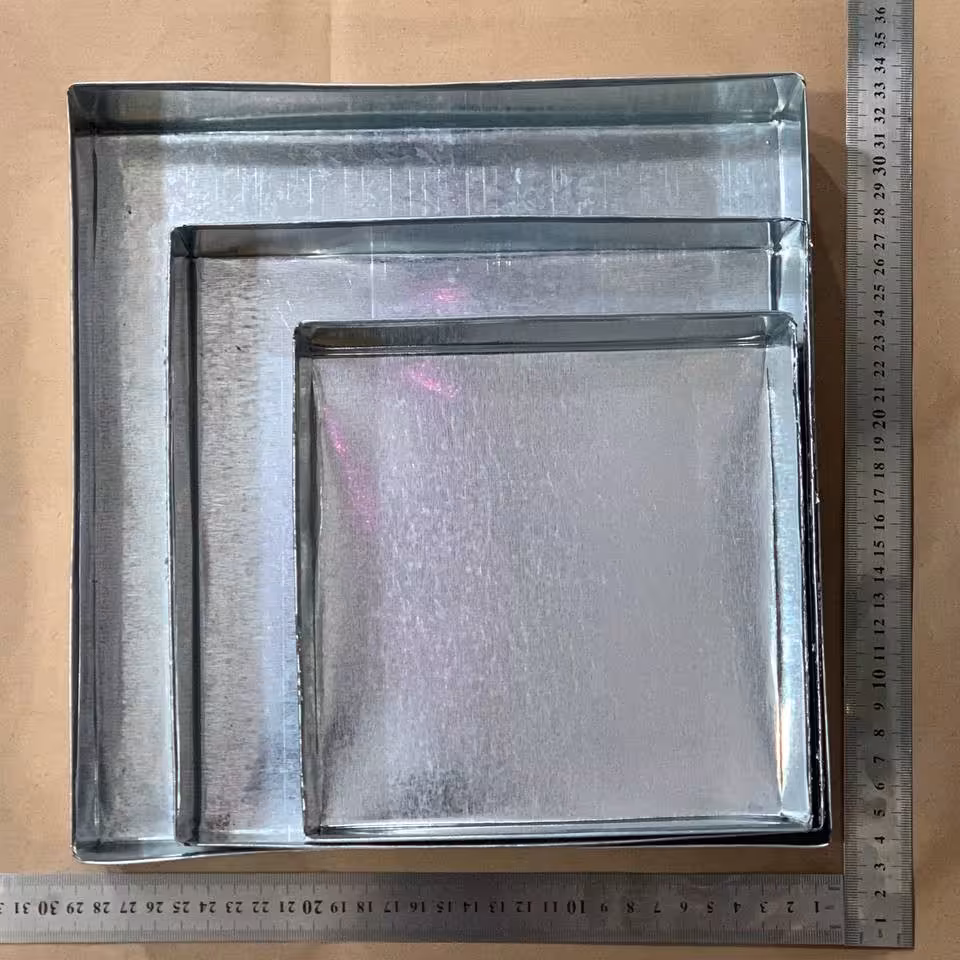 قالب کیک مربع 3سایزی