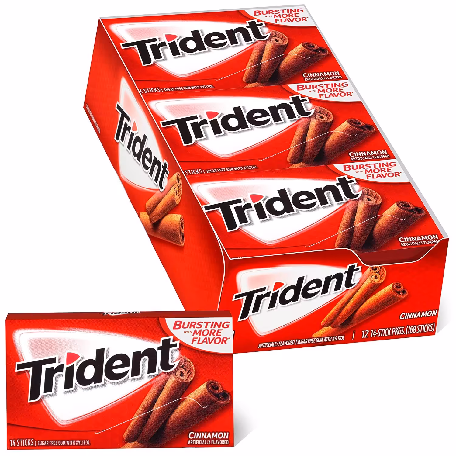 ادامس تریدنت دارچین trident لذت زندگی