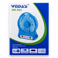 پنکه رومیزی شارژی وی دا سی مدل WD-203