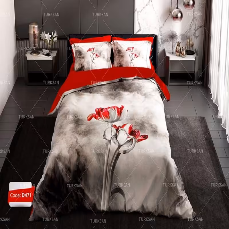 سرویس روتختی ترکسان کد D-471 دونفره 6 تکه