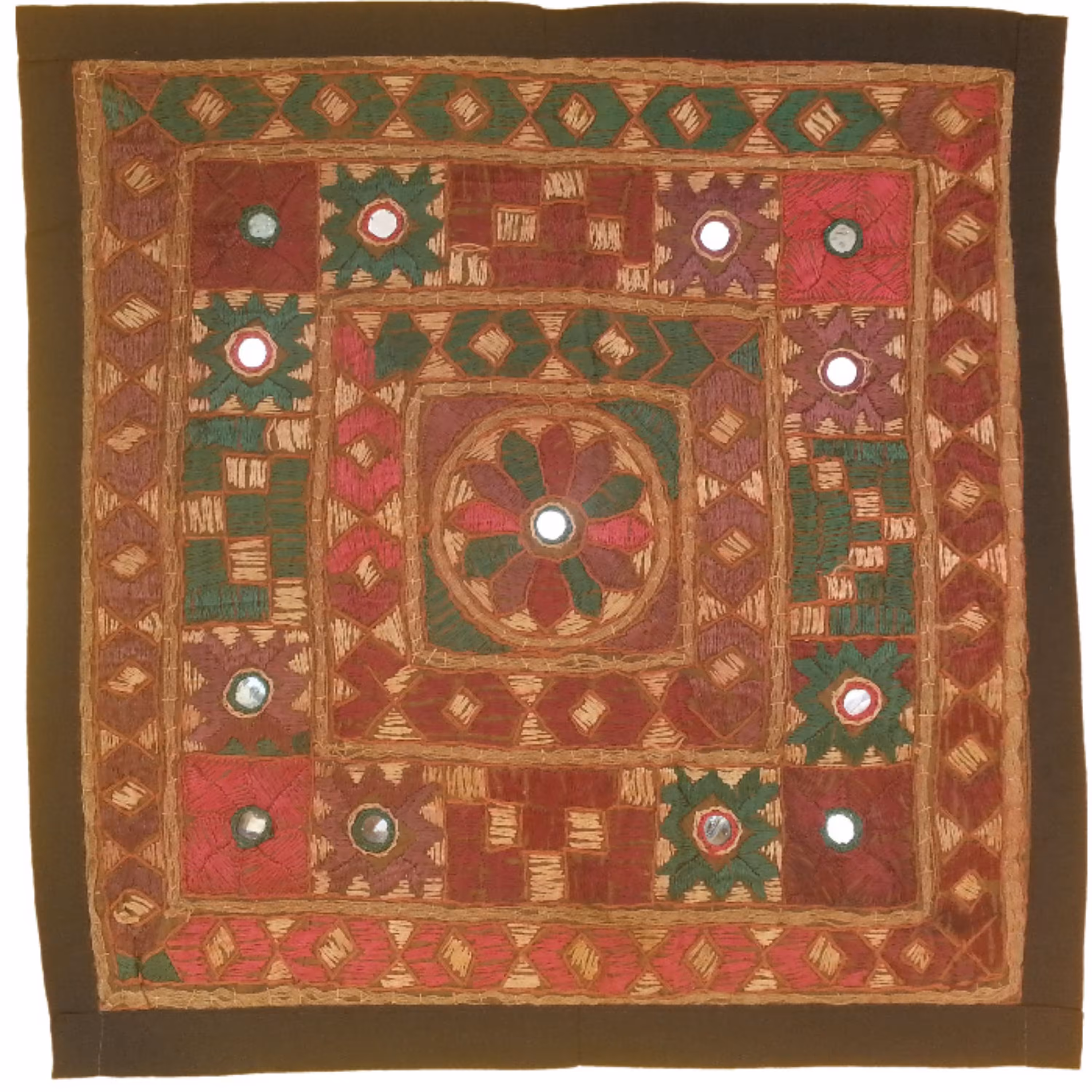 وسط میزی کوچک عسلی سوزن دوزی کد QUSOOZ40