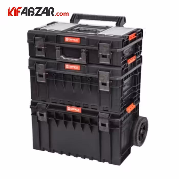 جعبه ابزار چرخدار سه طبقه کیوبریک مدل Cart 2.0 Profi SET ONE
