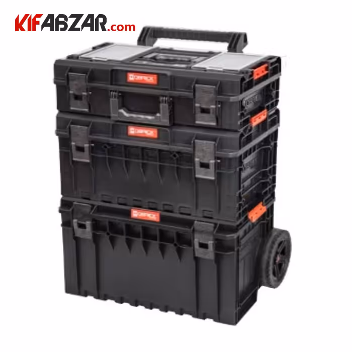 جعبه ابزار چرخدار سه طبقه کیوبریک مدل Cart 2.0 Profi SET ONE