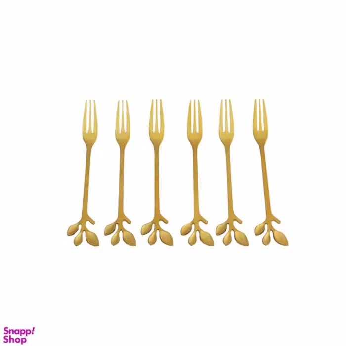 چنگال مدل قلبی کد 220517 مجموعه 6 عددی