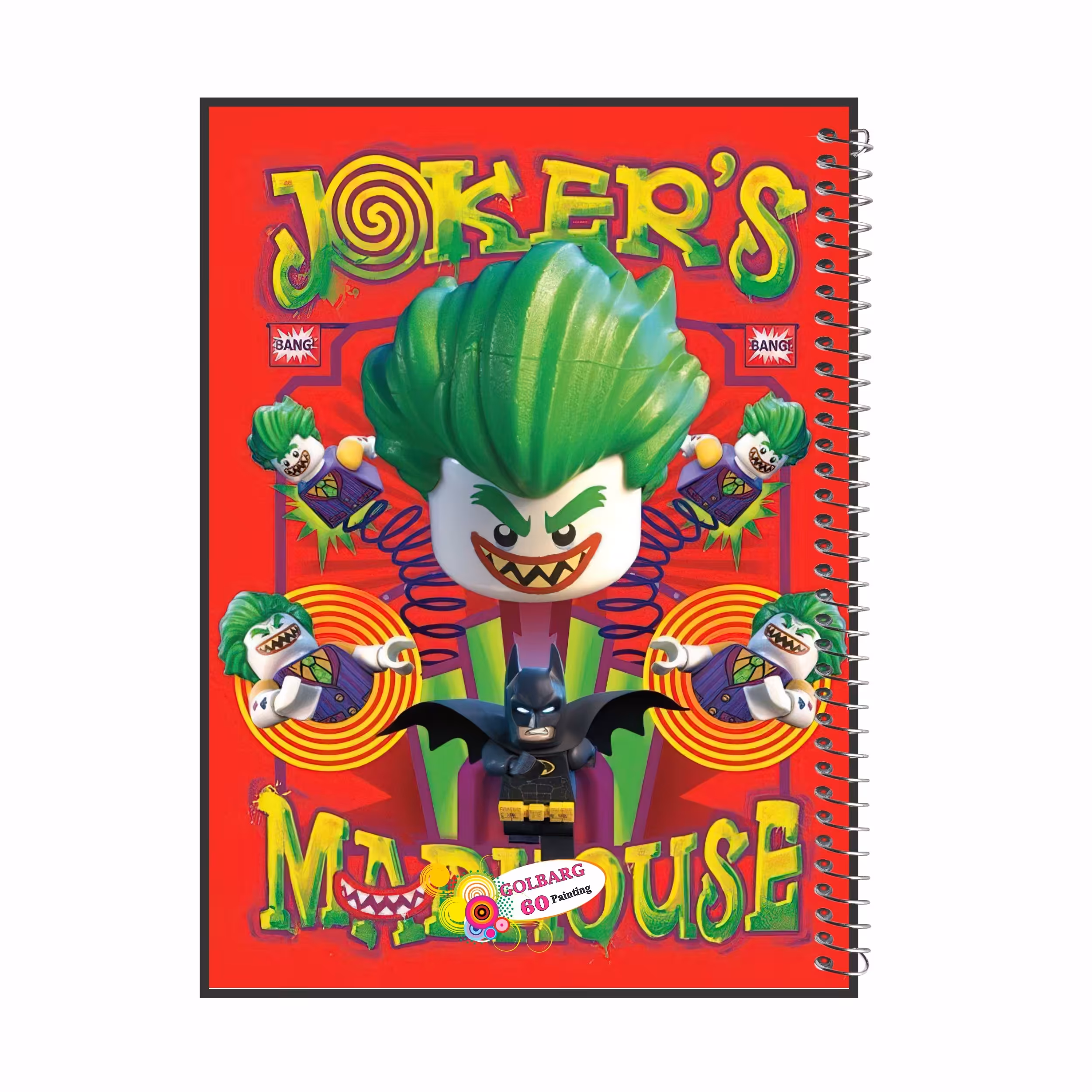 دفتر نقاشی 60 برگ گلبرگ طرح لگو جلد گلاسه کد  236