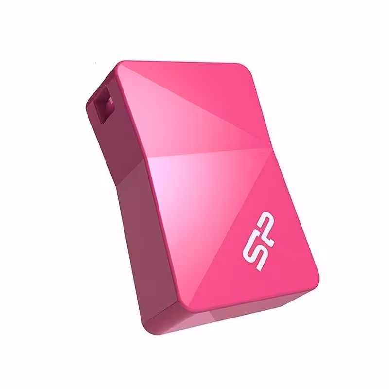 فلش مموری سیلیکون پاور مدل Touch T08 ظرفیت 64 گیگابایت رنگ سفید 