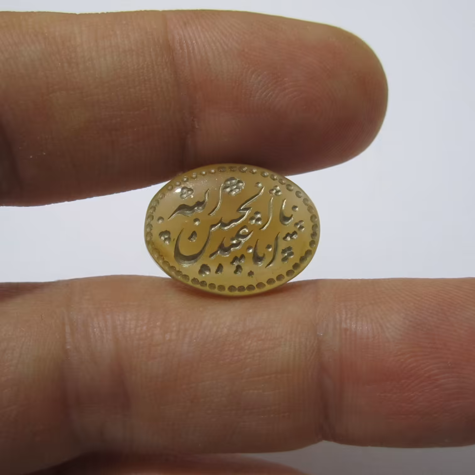 کتیبه عقیق یمن اصل حکاکی دستی