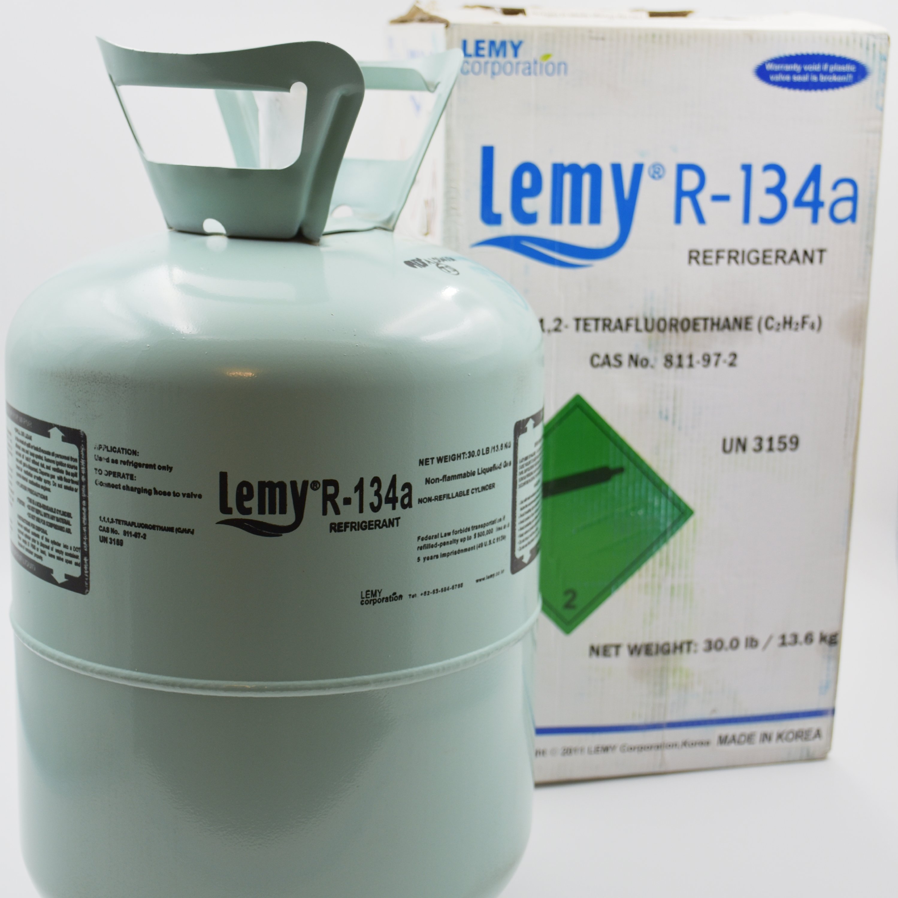 گاز کولر خودرو و یخچالهای صنعتی و خانگی r134 کره ای