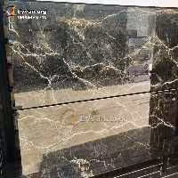 سرامیک مشکی رگه سفید براق کد 11548