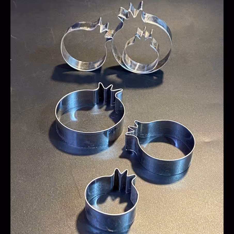 کاتر استیل انار  یلدایی سه سایز