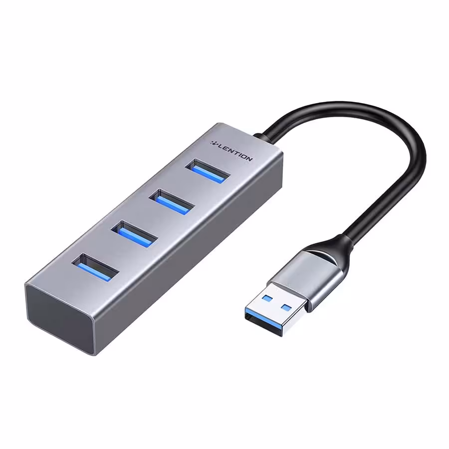 قیمت و خرید هاب USB 3.0 چهار پورت لنشن مدل H22S | یاس ارتباط